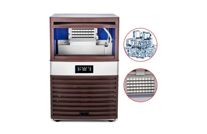 Combo Máquina de Raspadinhas + Máquina de Gelo Comercial – Produção de 55Kg / 24 horas – Marca Canadian – 220V