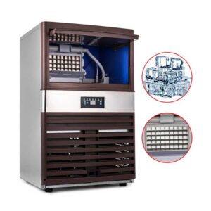 Combo Máquina de Raspadinhas + Máquina de Gelo Comercial – Produção de 55Kg / 24 horas – Marca Canadian – 220V