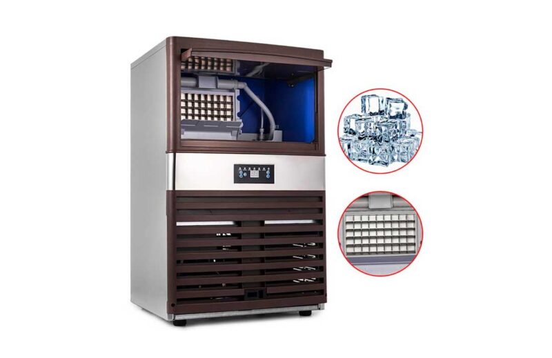 Combo Máquina de Raspadinhas + Máquina de Gelo Comercial – Produção de 55Kg / 24 horas – Marca Canadian – 220V